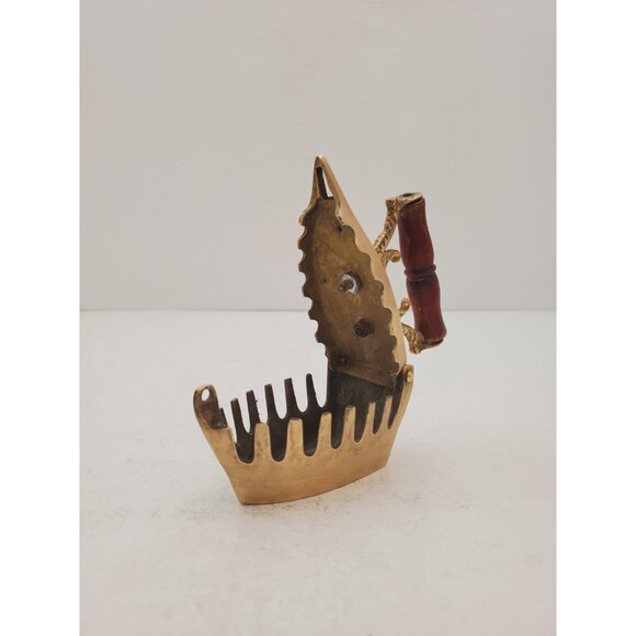 vintage decoration, brass plate, old plate model, carbon plate decoratio… - Picture 8 of 10